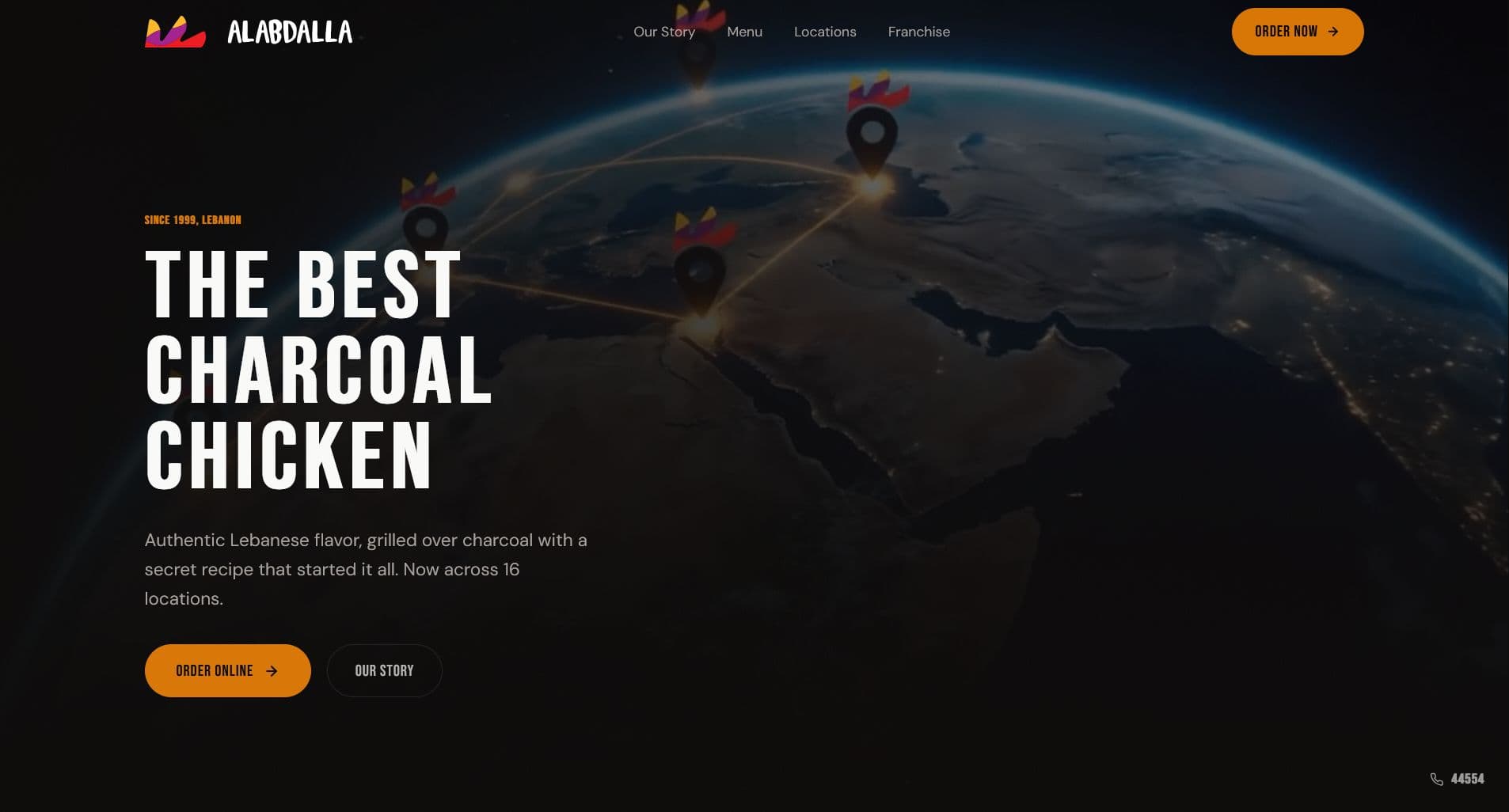 Alabdallah website after the redesign